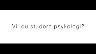 Hvorfor studere psykologi [upl. by Burnie]