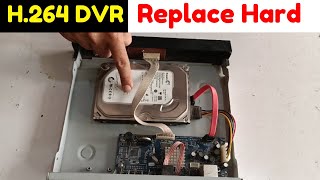 How To Solve Dvr Hard Disk Issue  No HDD Detected  Replace Hard Disk  technicalth1nker [upl. by Sand]