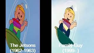 The Jetsons Vs Family Guy Side By Side [upl. by Marienthal]