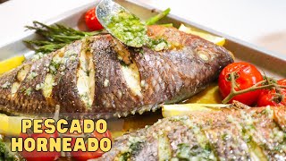 PESCADO ENTERO HORNEADO [upl. by Azeria]