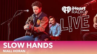 Niall Horan Performs Slow Hands Live and Acoustic at iHeartRadio Live Canada [upl. by Aihsema]