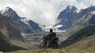 Riding through Himalayan Glaciers solo motorbike adventure Episode 11 [upl. by Aitrop]