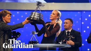 Keely Hodgkinson delights in winning BBC Sports Personality of the Year 2024 award [upl. by Novy481]