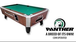 Valley Panther Coin Operated Pool Tables  Thailand Pool Tables [upl. by Arihsa]