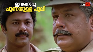 ഇവനൊരു ചുണയുള്ള പുലി  Nyayavidhi Movie  Mammotty  Lalu Alex  Malayalam Movie Scene [upl. by Tye918]