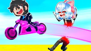 ¡MOTOCICLETA LASER VS YOUTUBERS minijuego GTA 5 😱🏍️ SRJUANCHO GTA 5 ONLINE MINIJUEGOS [upl. by Ibba]