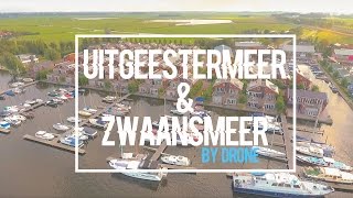 UITGEESTERMEER amp ZWAANSMEER  DRONE  UITGEEST  NOORDHOLLAND  ALKMAARDERMEER  RECREATIE UITGEEST [upl. by Renmus634]