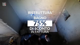 Ristrutturazione Bagno al 75 di Sconto  Offerta Scaduta [upl. by Liek544]