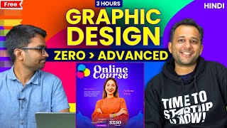 Full Graphic Design Course for Beginners for Free  Advanced Concepts Covered [upl. by Alinna]