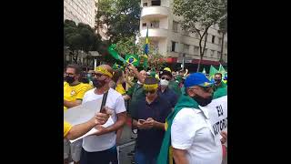 Manifestação em apoio ao presidente Jair Bolsonaro [upl. by Day956]