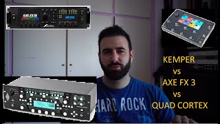 Quad Cortex Capture vs Kemper Profiler  Comparison [upl. by Aimak]