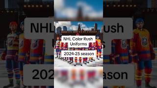 NHL Color Rush Uniforms nhl 2024 sports [upl. by Solly550]