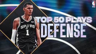 The Top 50 Defensive Plays of the 202324 NBA Season [upl. by Gney]