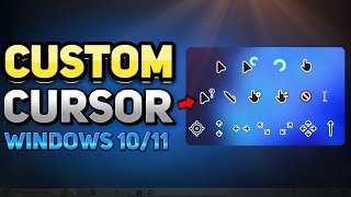 How to Install a Custom Mouse Cursor in Windows Windows 1011 Tutorial [upl. by Roxana]