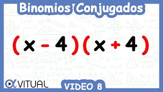 Binomios conjugados video 8 [upl. by Elbys336]