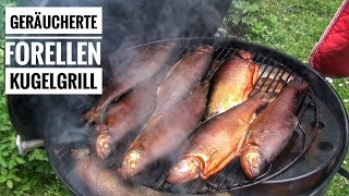 06 Geräucherte Forellen aus dem 57er Weber Kugelgrill mit Smokenator heißäuchern [upl. by Tija]