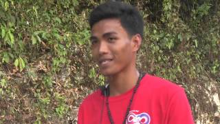 Jerald Taguinod Tour Guide of Callao Caves Cagayan Valley Philippines [upl. by Aihsikal]