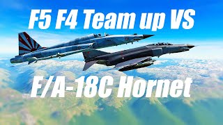 Can Two Old Generation 3 Aircraft beat the FA18C Hornet F5 F4 DCS [upl. by Raeann]