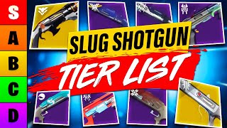 I Ranked Every Slug Shotgun in a Tier List Destiny 2 [upl. by Emmey]