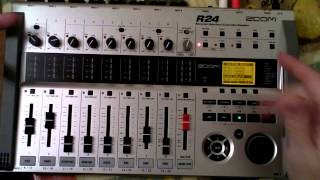 Zoom R24 Part 6a  Drum Patterns amp Loops [upl. by Ahsiliw]