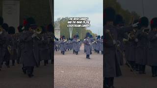 irishguards coldstreamguards changingoftheguard buckinghampalace kingsguard britisharmy [upl. by Ellenij]