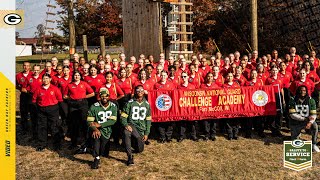 Packers pay visit to cadets at Wisconsin Challenge Academy [upl. by Honora48]