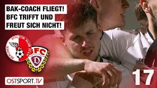 BAKCoach fliegt BFC trifft und freut sich nicht Berliner AK  BFC Dynamo  Regionalliga Nordost [upl. by Thatch]