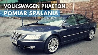 VW Phaeton 30 TDI 2008  Fuel consumption  Zużycie paliwa [upl. by Elijah]