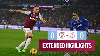 Extended Highlights  West Ham 00 Everton  Premier League [upl. by Lilia619]