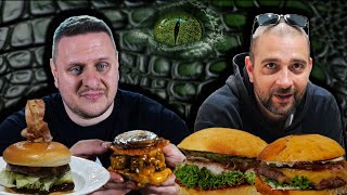 Krokodil burger❗Görög burger❗ 🤯🐊Hamburger túra Egerben🍔💪promotion [upl. by Ailegna]