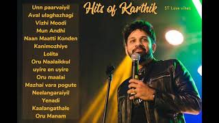 Karthik Hits  Karthik Tamil Songs  Karthik Singer Tamil Songs Collection  Jukebox [upl. by Proudman]