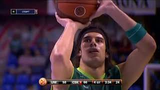 Giorgos Printezis vs CSKA Moscow Euroleague TOP16 2010 [upl. by Coombs]