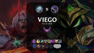 Viego Mid vs Veigar  EUW Master Patch 144 [upl. by Piderit]