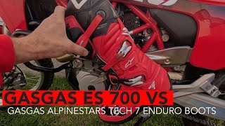 GASGS ES 700 Gear Lever Adjustment for my new GASGAS Alpinetars Tech 7 Boots [upl. by Ajna14]