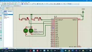 STM32f103c6 GPIO test single press [upl. by Ehtiaf137]