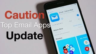 Top Email App Update  Caution People May Read Your Mail [upl. by Atteugram493]