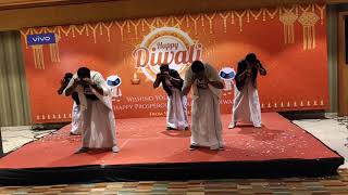 Funny Group Dance  Expressionless Dance at Office Diwali Party 2019  Easy Steps with Abhi 05 [upl. by Booker]