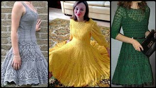 crochet dressesLos vestidos más modernos para las nuevas madres de la noviapatinadora dresses [upl. by Schlessel]