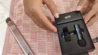 wireless mic 🎤 k8 unboxing 🥰 best price mic🎙️ [upl. by Enitsugua]