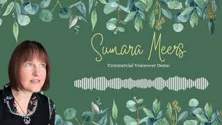 Commercial Voiceover Demo  Australian Voiceover  Sumara Meers [upl. by Subir]