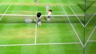 Wii Sports Clubでテニスの王子様レベルの神業をやってみた [upl. by Pessa271]