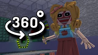 Poppy Playtime Chapter 3  Minecraft 360° VR Animation Miss Delight Chase Scene [upl. by Warms]