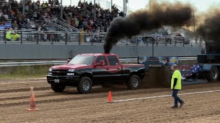 Street Diesel Trucks Clark County Fair Neillsville Wisconsin 8924 [upl. by Jolynn]