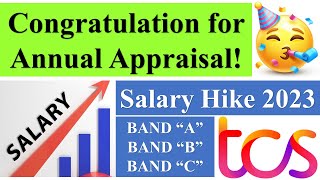 TCS Performance Bands Released Annual Appraisals 2023  Salary Increment A Band B Band tcs hike [upl. by Ahsenom]