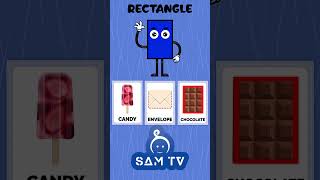 Learn Shapes Rectangle  Shapes for Kids  Nursery rhymes For kids  Educational Video for Kids [upl. by Leatrice]