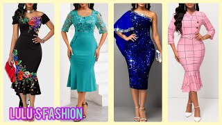 Vestidos hermosos Corte de sirena fashion plussize fashionstyle [upl. by Airdnek]