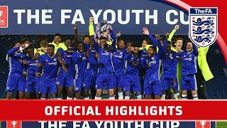 Chelsea 51 Man City  201617 FA Youth Cup Final Second Leg  Official Highlights [upl. by Aseyt]