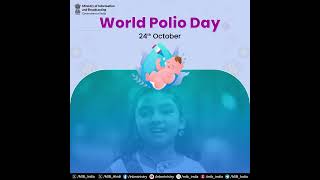 On WorldPolioDay celebrating 13 years of a PolioFree India [upl. by Letnoj]