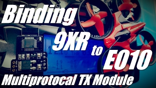 Multiprotocol TX Module Binding Turnigy 9XR Pro To Eachine E010 [upl. by Oleta962]