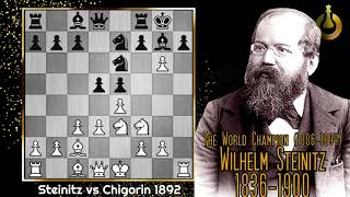 Golden Games Steinitz vs Chigorin 1892 [upl. by Cynthie]